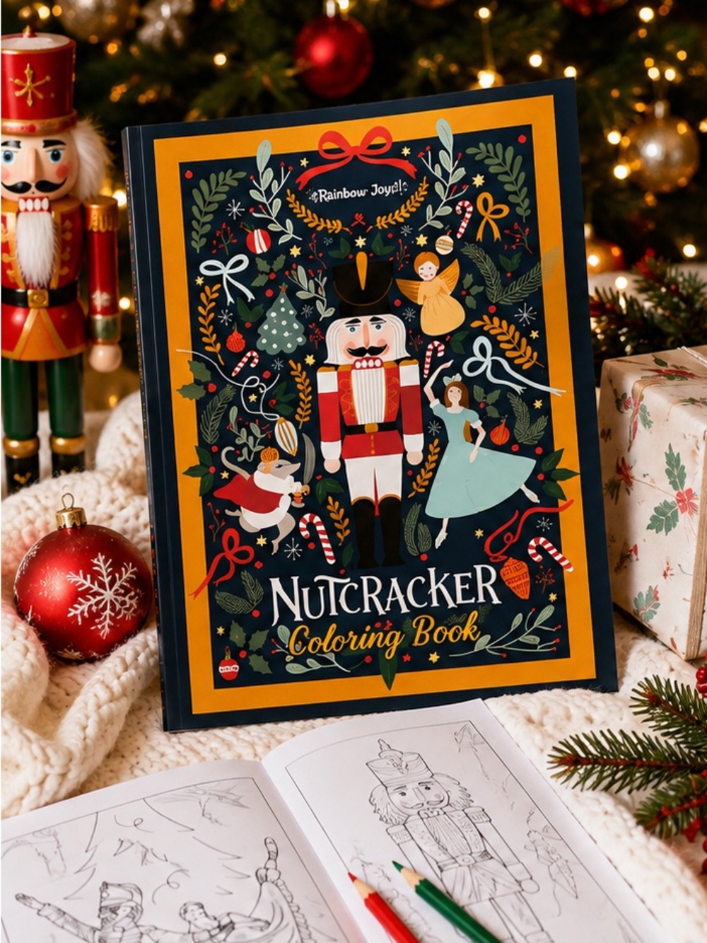 The Nutcracker Christmas Festive Coloring Book Kids Holiday Activity New Unused
